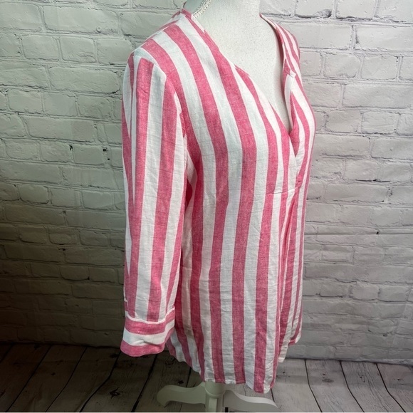 Tommy Bahama Linen Blend Top Medium - Picture 2 of 7